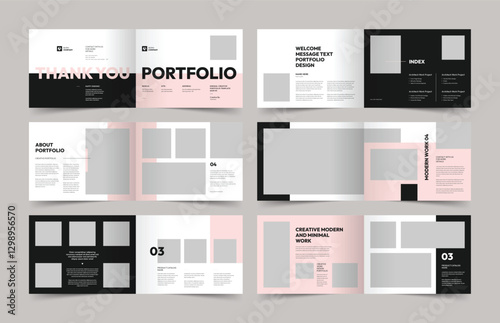 Landscape Portfolio Template, Portfolio Layout
