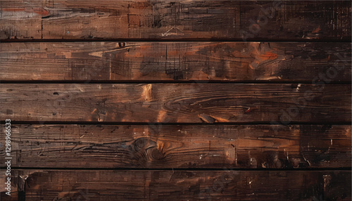 Wood planks texture. Wood background. Wood texture. Old brown aged wood background. Texture of old boards, wall paneling.