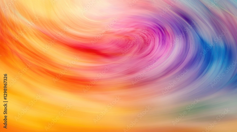 A vibrant rainbow swirl background with a smooth and colorful abstract design. A vibrant rainbow swirl background with a smooth and colorful abstract design.