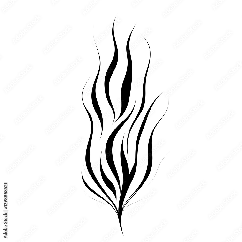 Hand-Drawn Flame Line Art PNG – Fire Element Illustration Hand-Drawn Flame Line Art PNG – Fire Element Illustration