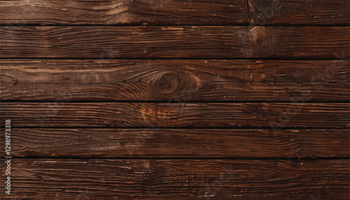 Wood planks texture. Wood background. Wood texture. Old brown aged wood background. Texture of old boards, wall paneling.