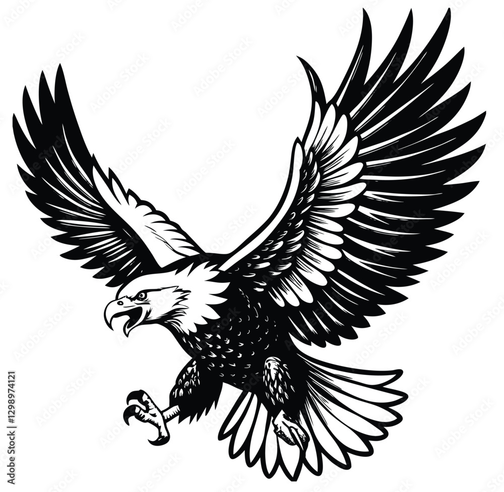 Obraz premium Soaring Eagle