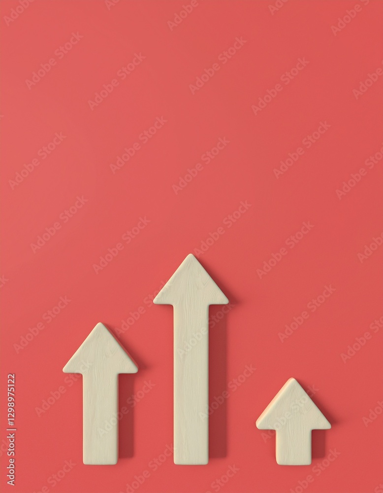 progress or development concept, Business growth, investment profit increase, arrow graph future growth plans, growing sales and revenue. progress or development concept, Business growth, investment profit increase, arrow graph future growth plans, growing sales and revenue.