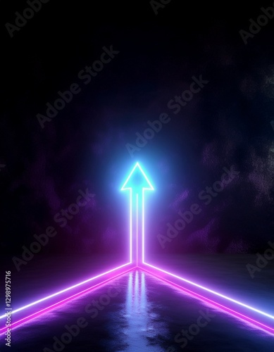 progress or development concept, Business growth, investment profit increase, arrow graph future growth plans, growing sales and revenue.