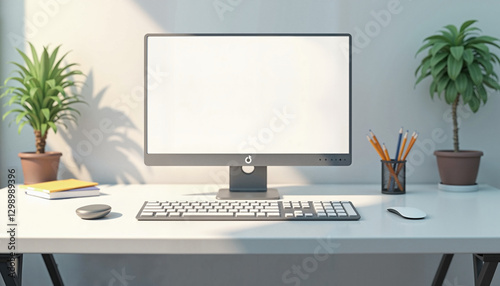  Organized Workspace Desk for Productivity and Creativity  

