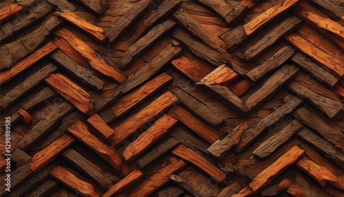 Abstract wood pattern. Wood texture. Wooden background. 