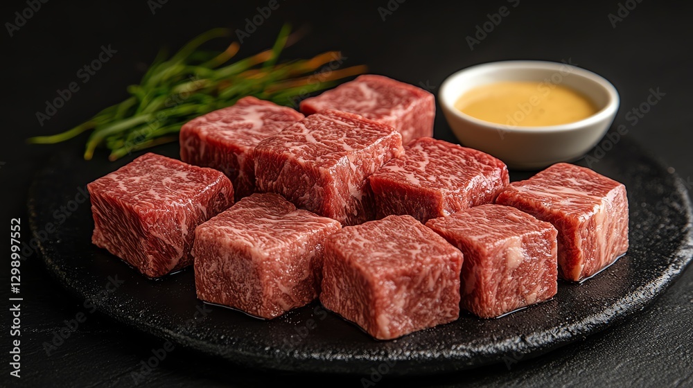 Fototapeta premium raw beef steak