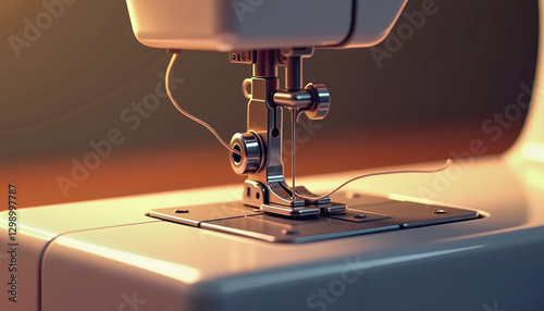  Vintage Sewing Machine Symbolizing Craftsmanship and Creativity