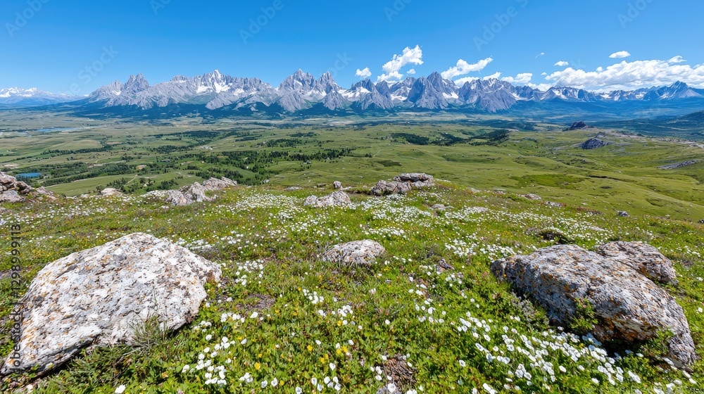 Mountain meadow wildflowers scenic vista (1) Mountain meadow wildflowers scenic vista (1)