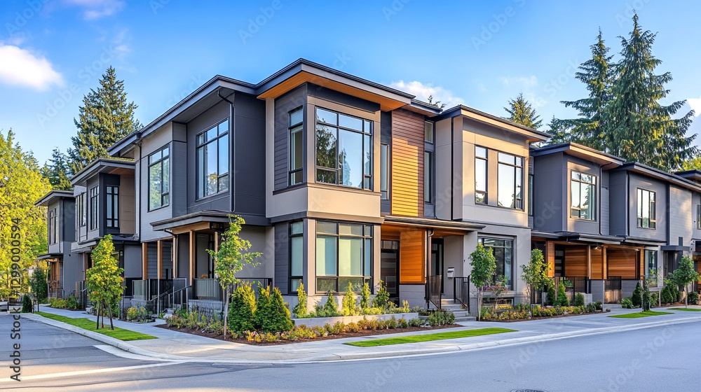 real estate luxury modern townhouses in residential villas real estate luxury modern townhouses in residential villas