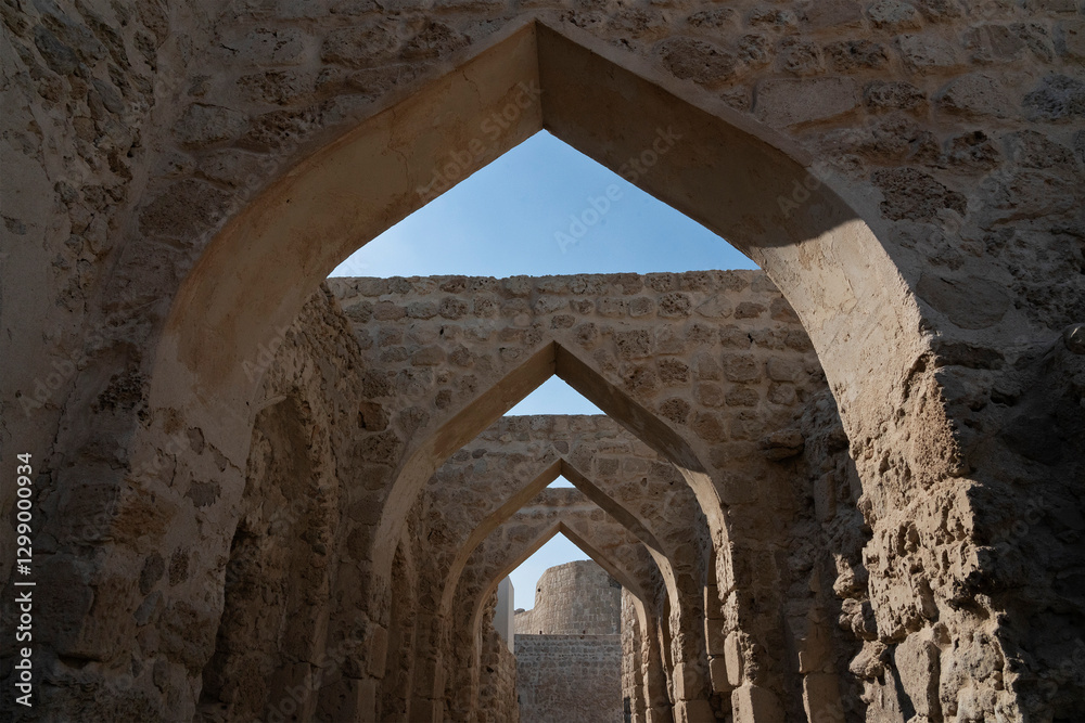 Bahrain Fort arch, Manama