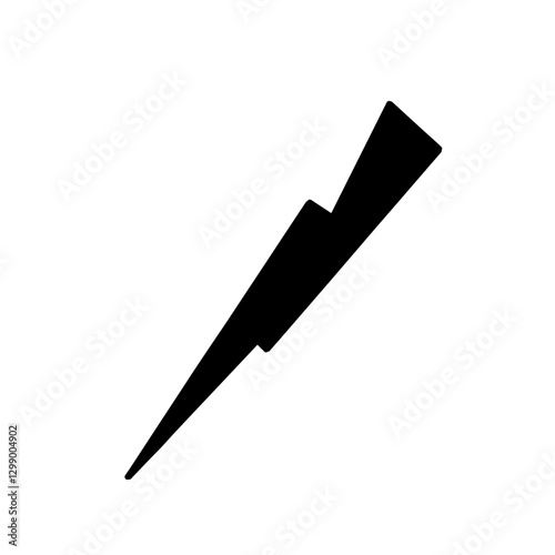 Magic Bold slash symbol in hand drawn style. Vector illustration isolated on white background. For typography, font, lettering, logo, shop, sales, signboard, education, branding, presentation.