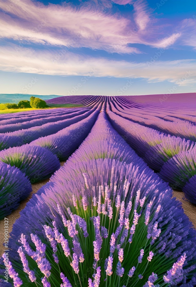 Obraz premium lavender field in provence france