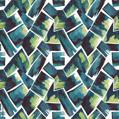 Modern  pattern with multicolor abstract shapes. Colorful abstract background.
