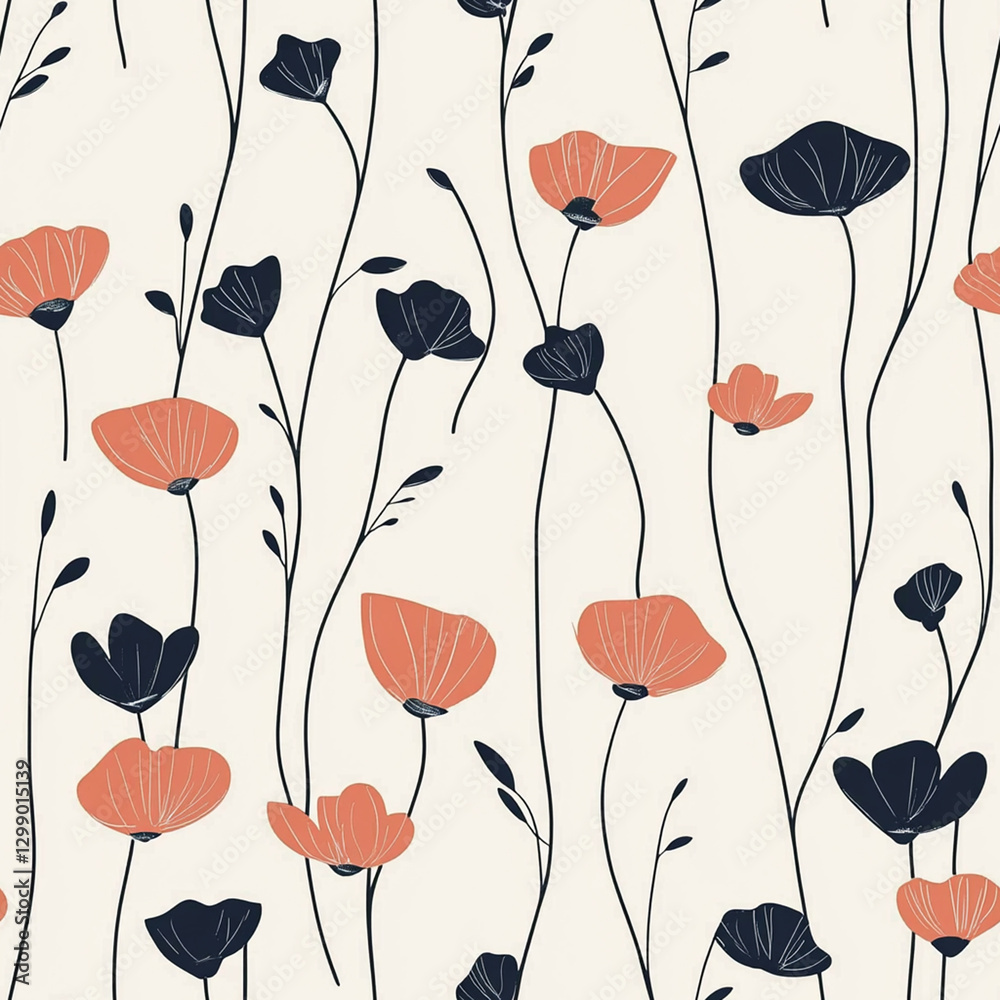 Fototapeta premium seamless pattern digital paper