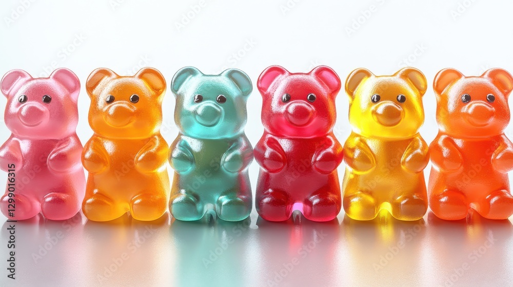 gummy candies isolated,cartoon