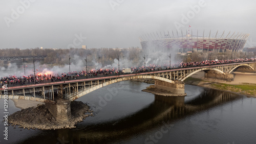 Slika na platnu polish independence day in warsaw