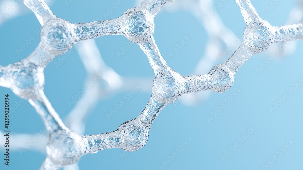 Crystalline structure, science background, abstract molecules, microscopic view, research Crystalline structure, science background, abstract molecules, microscopic view, research