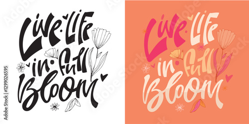 Trendy hand drawn doodle lettering quote. Lettering for t-shirt design, mug print, bag print, clothes fashion. 100% hand drawn vector image.