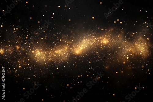 Elevate your design project with an elegant gold sparkle overlay.