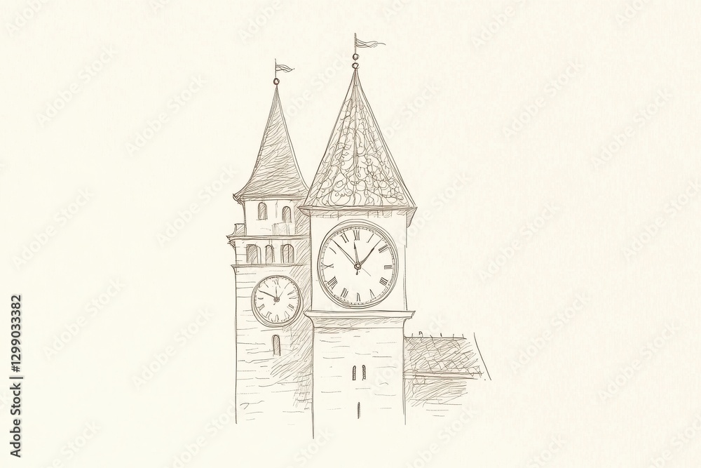 Detailed Line Drawing of a Clock Tower Design Illustration Sketchbook Drawing Concept Art Style Image Rendering Design Line Art Monochrome Vintage Antique Tower Illustration Drawing Sketch Sketchbook Detailed Line Drawing of a Clock Tower Design Illustration Sketchbook Drawing Concept Art Style Image Rendering Design Line Art Monochrome Vintage Antique Tower Illustration Drawing Sketch Sketchbook