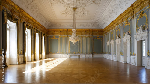 The Ballroom of Queluz National Palace, Portugal