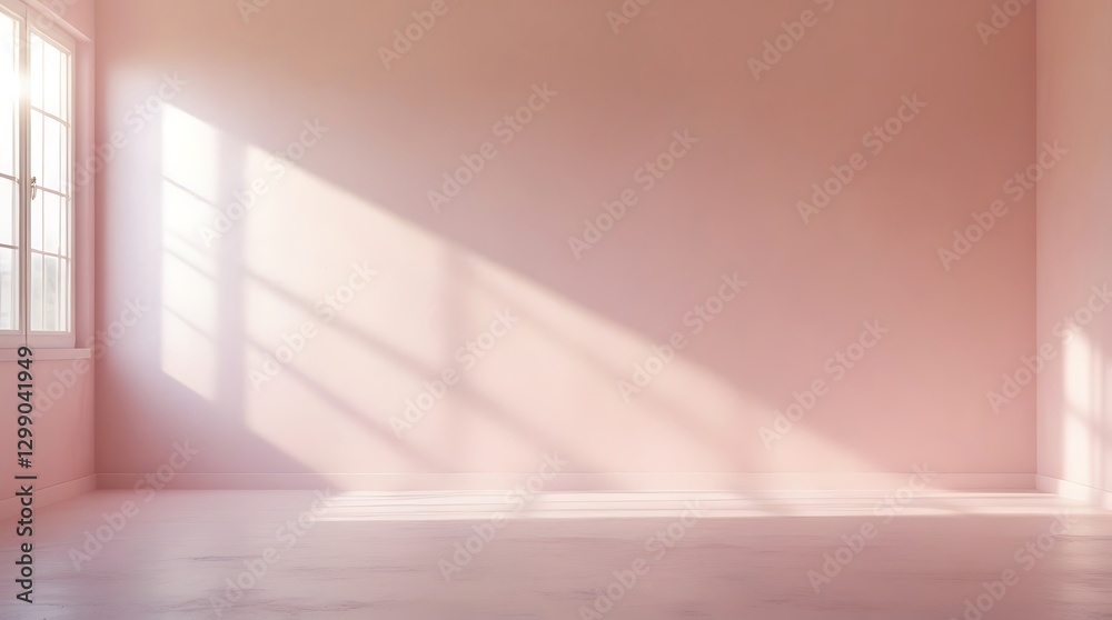 light pink studio room background, generative AI light pink studio room background, generative AI
