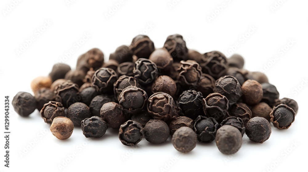 Obraz premium a pile of black peppercorns