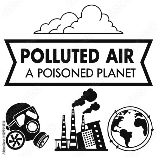 A collection of air pollution awareness vector t-shirt designs featuring powerful messages, environmental quotes, and elegant typography. Perfect for creating eco-friendly apparel, sublimation prints,