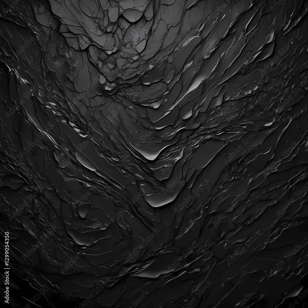 Fototapeta premium Black textures wallpaper. Abstract 4k 