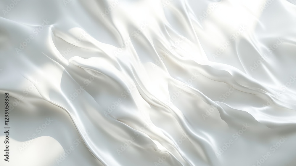 Naklejka premium White wall with soft light streaks and shadow.