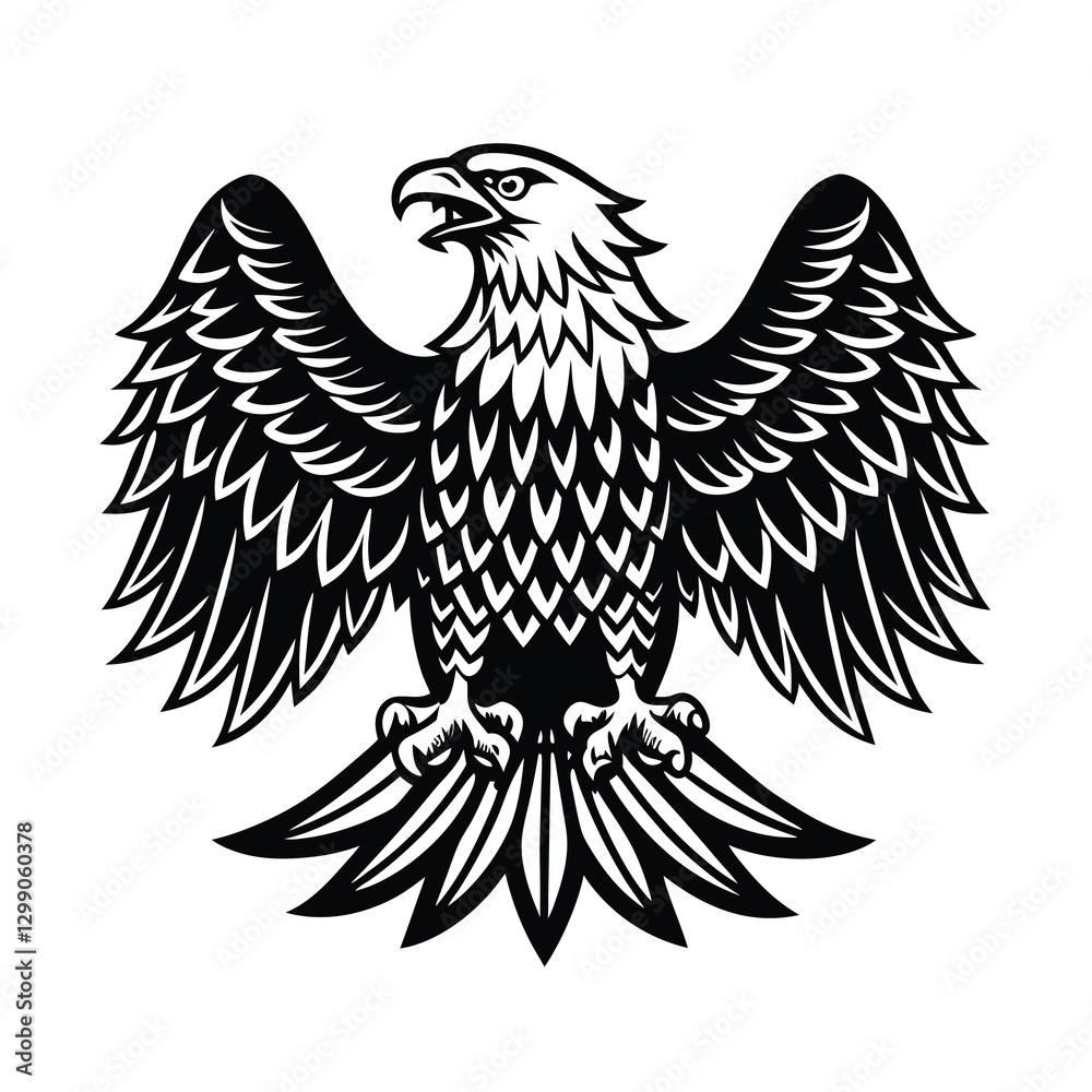 Obraz premium eagle vector illustration