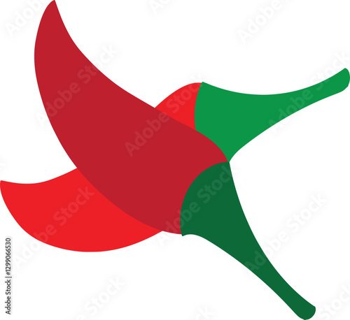 chilli pepper spicy vector illustration sign