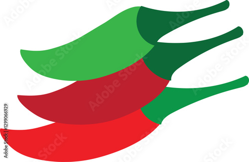 chilli pepper spicy vector illustration sign