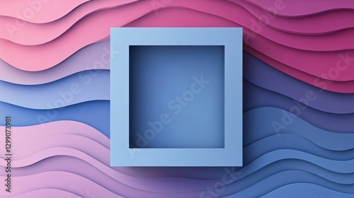 Minimal Text Box Design Square Format Presentation Template
