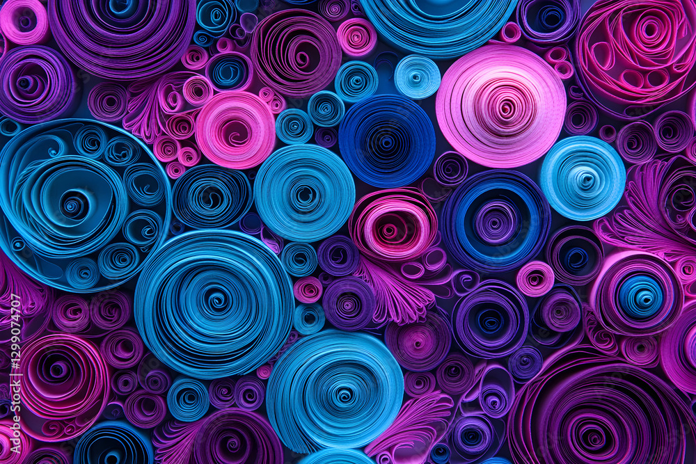 Futuristic Abstract 3D Waves – AI Digital Art.