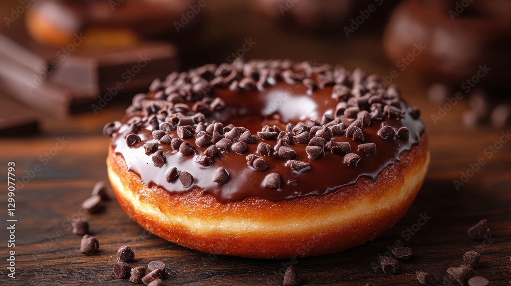 sweet chocolate iced glazed donut isolated,studio background sweet chocolate iced glazed donut isolated,studio background
