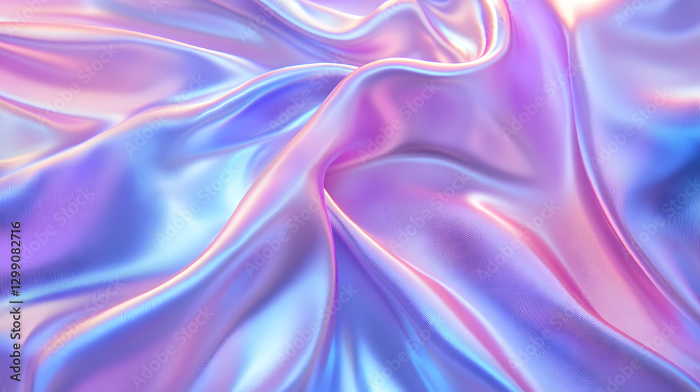 Beautiful, smooth, iridescent background with pastel blue, pink, and purple colors
Beautiful, smooth, iridescent background with pastel blue, pink, and purple colors