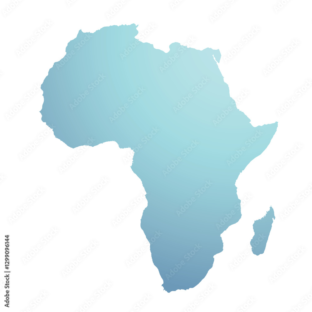Map of Africa, sign silhouette. World Map Globe. Vector Illustration isolated on white background. African continent. Map of Africa, sign silhouette. World Map Globe. Vector Illustration isolated on white background. African continent.