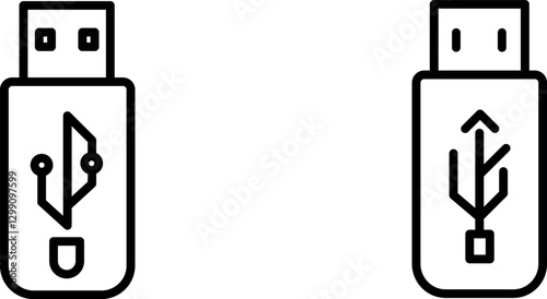 "Flash Disk Icon – Representation of Portable Storage, Data Transfer, and Digital Convenience"
