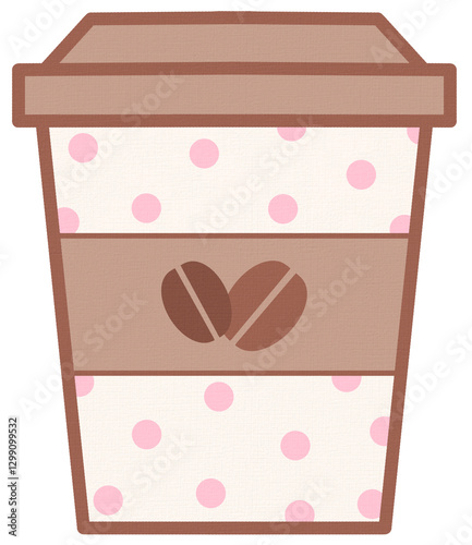 Cute Polka Dot Coffee Paper Cup