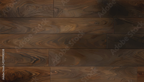 Dark Wood Floor. Wooden background. Wood texture. Wood plank background. Dark brown wooden floor. 