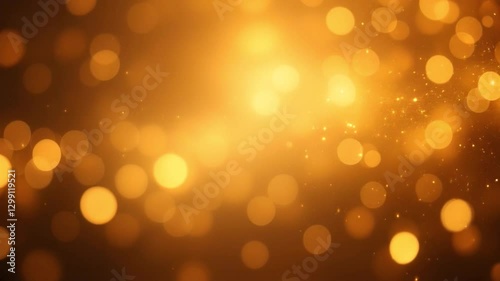 Vintage gold bokeh light. Abstract transition or overlay effect