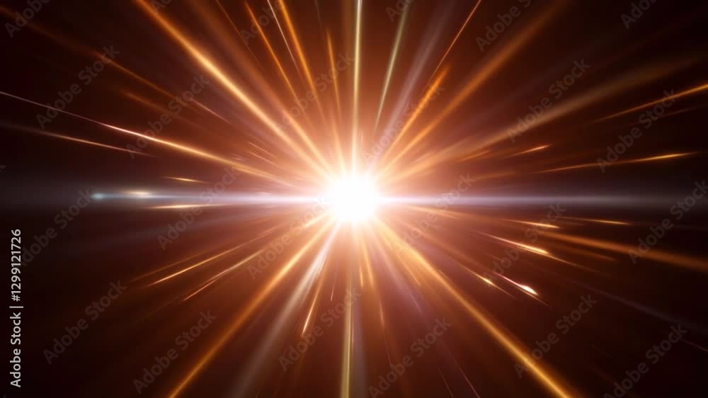 Animation optical lens flare effect, light burst. Explosion flash lights. Animation optical lens flare effect, light burst. Explosion flash lights.