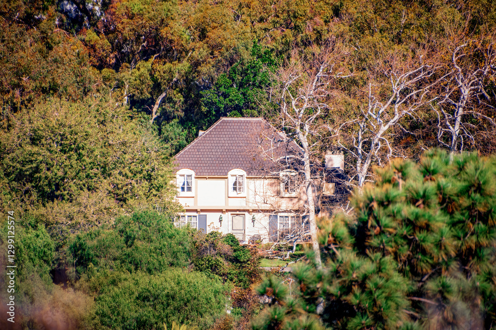 Coastal Countryside style homes throughout Palos Verdes Estates, California