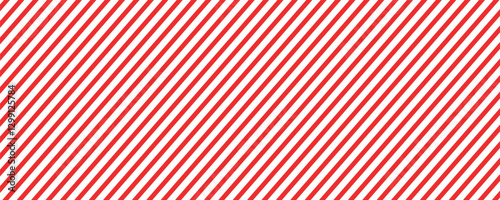 Red stripes slanting lines pattern background, Christmas or winter theme oblique geometric pattern.