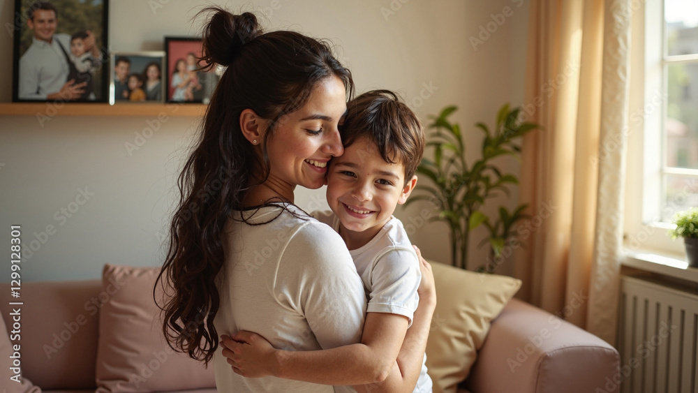 Heartwarming Mother's Day Embrace: Latin American Family Love for Greeting Cards and Family-Oriented Marketing Heartwarming Mother's Day Embrace: Latin American Family Love for Greeting Cards and Family-Oriented Marketing