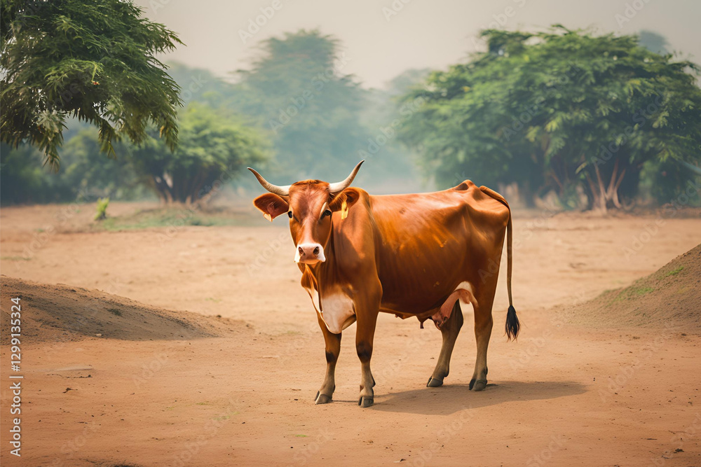 Cow Isolated