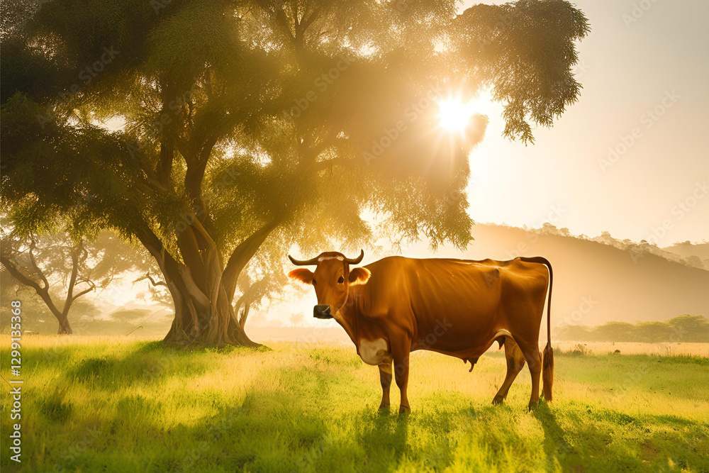 Cow Isolated