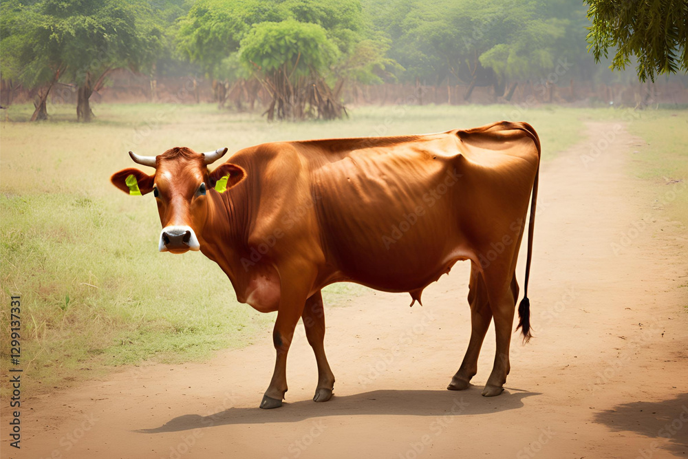 Cow Isolated